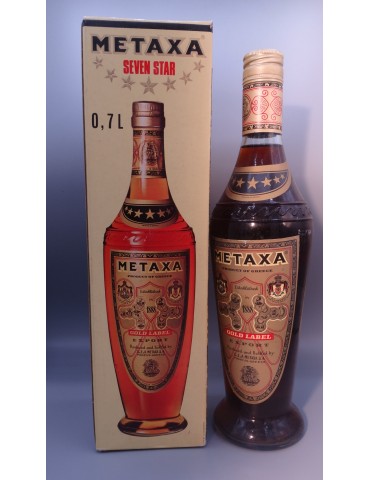 METAXA - GOLD LABEL -SEVEN...