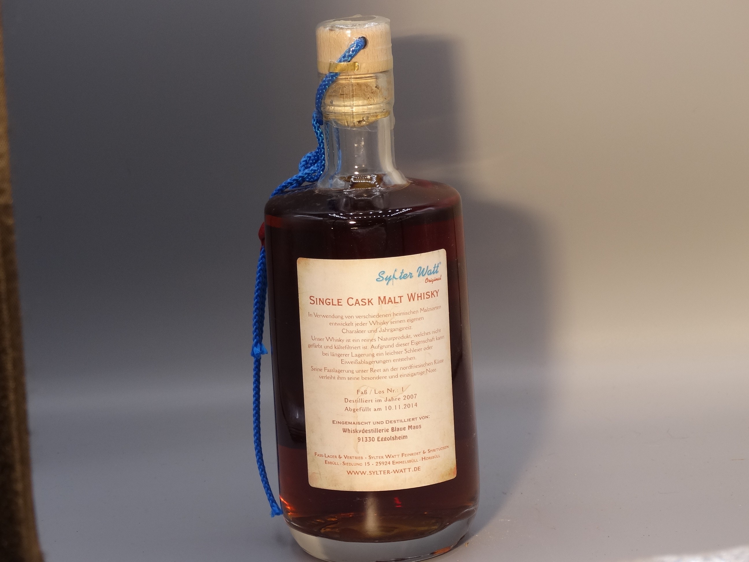 Sylter Watt Original 7 Jahre 40% vol Single Cask Malt (0,5l Flasche)