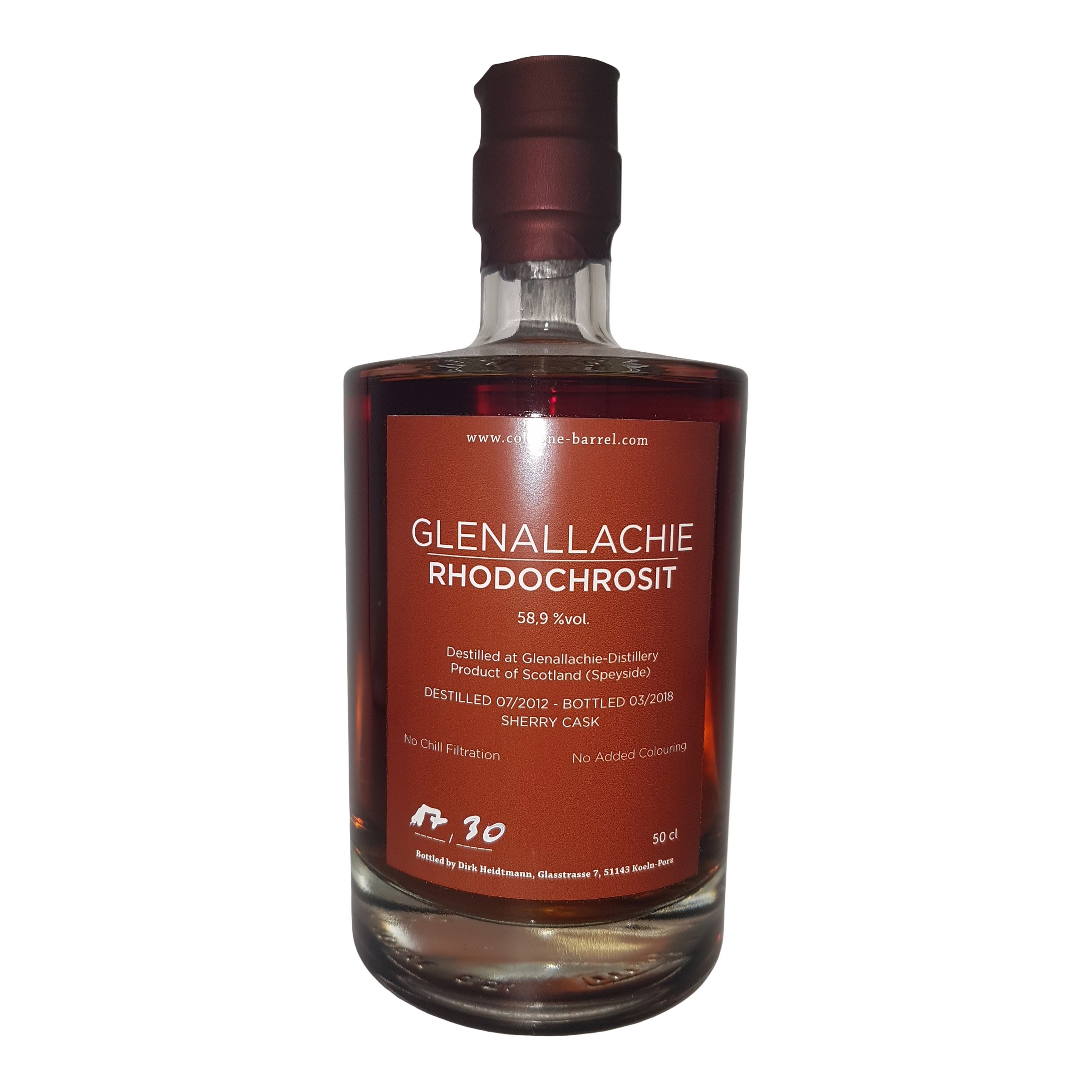 Glenallachie RHODOCHROSIT (58,9% vol) Sherry Cask