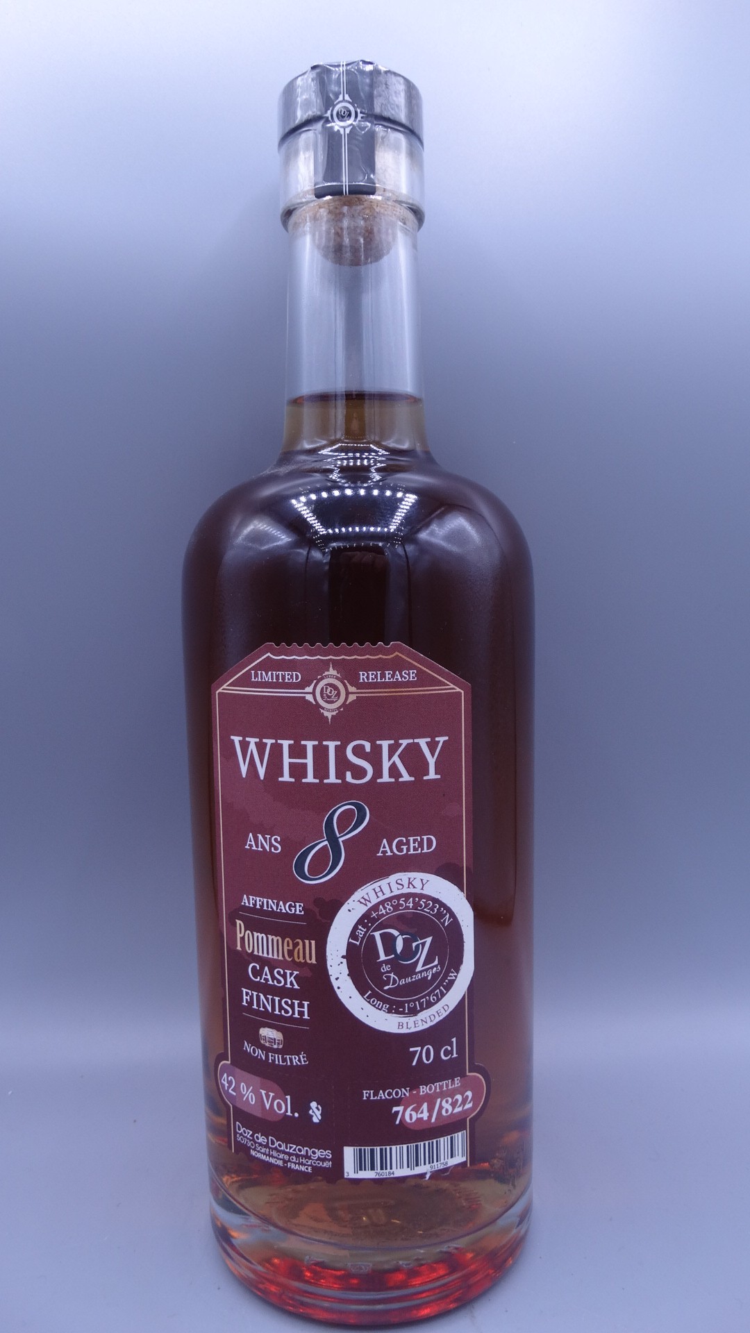 Whisky - Pommeau Cask Finish - 42% vol - 8 Years - 0,7 l Flasche - Limited Edition