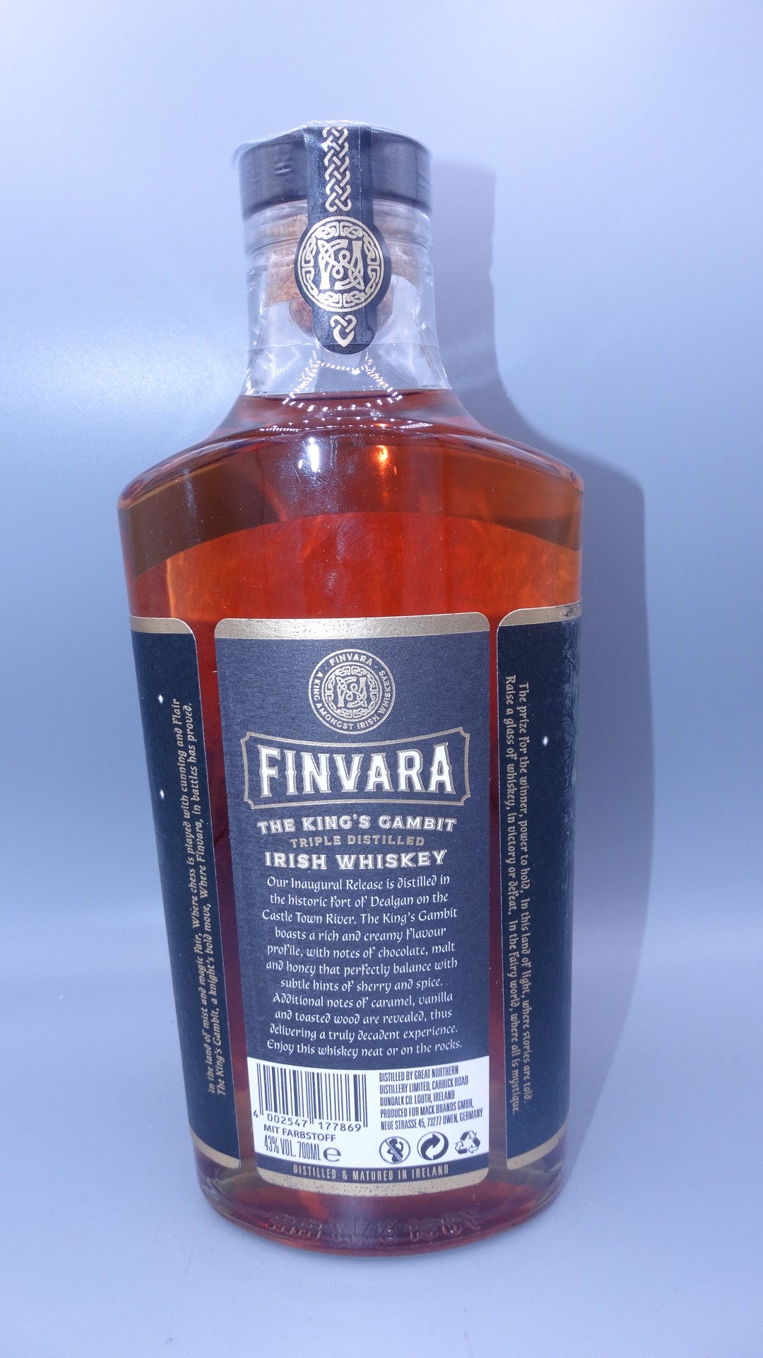 FINVARA THE KINGS GAMBIT IRISH WHISKEY