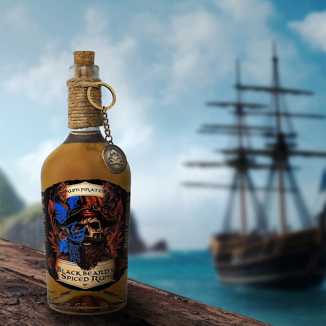 BLACK BEARD`S SPICED Gold RUM (0,7l Flasche) 40% vol