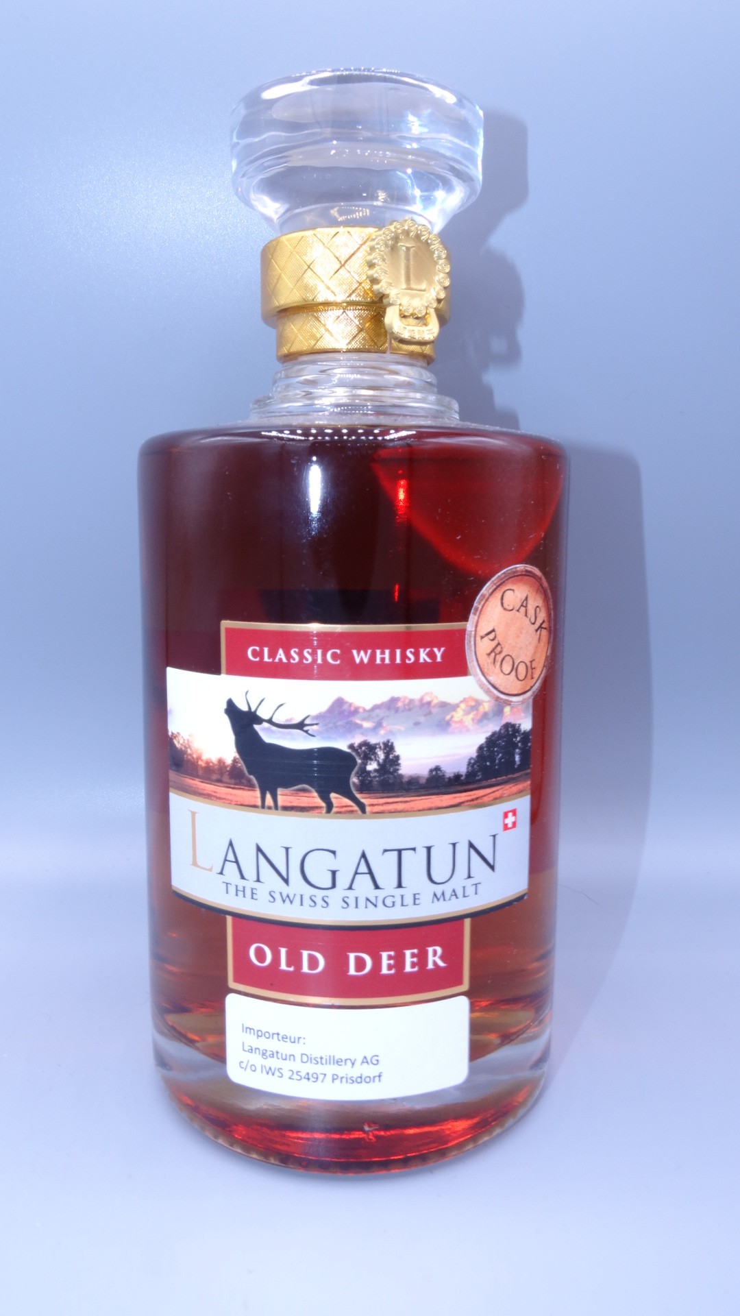 LANGATUN "Old Deer" cask strenght --- CLASSIC--- (59,7% vol) 0,5l Flasche