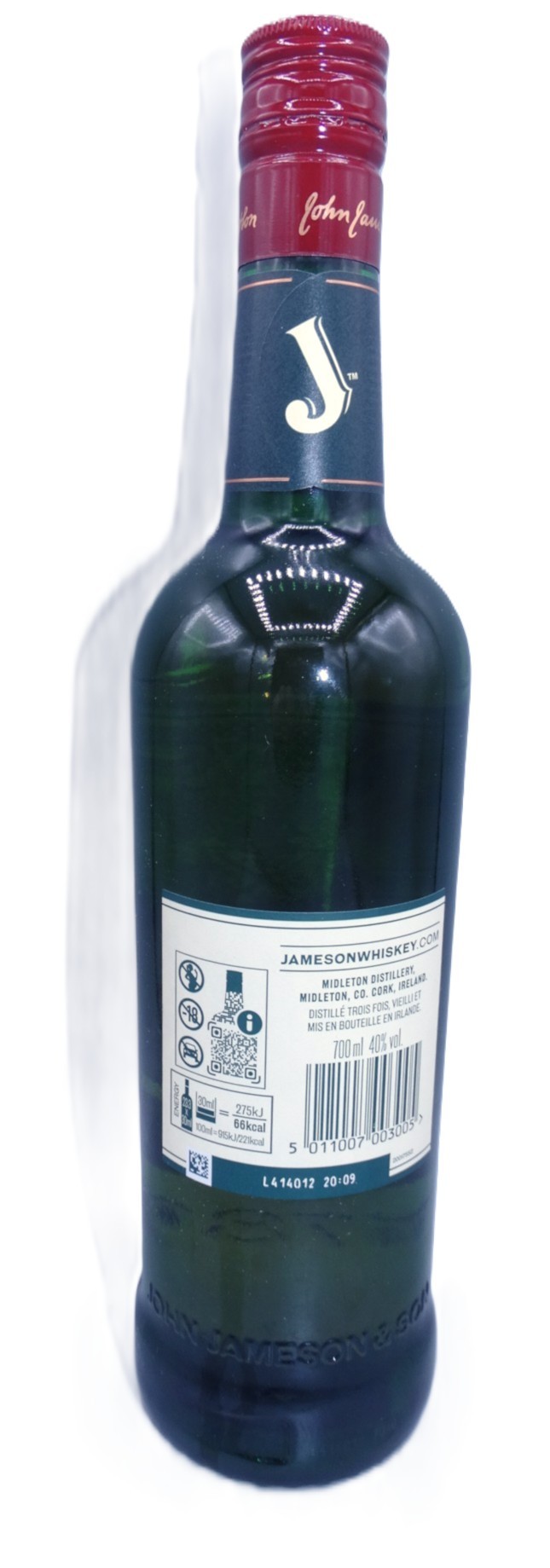 Jameson Irish Whiskey 40% vol - 700ml Flasche - Triple Distilled